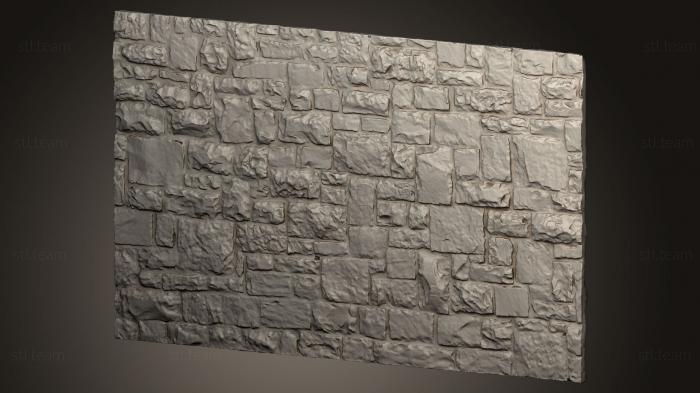 3D model Stone wall texture (STL)